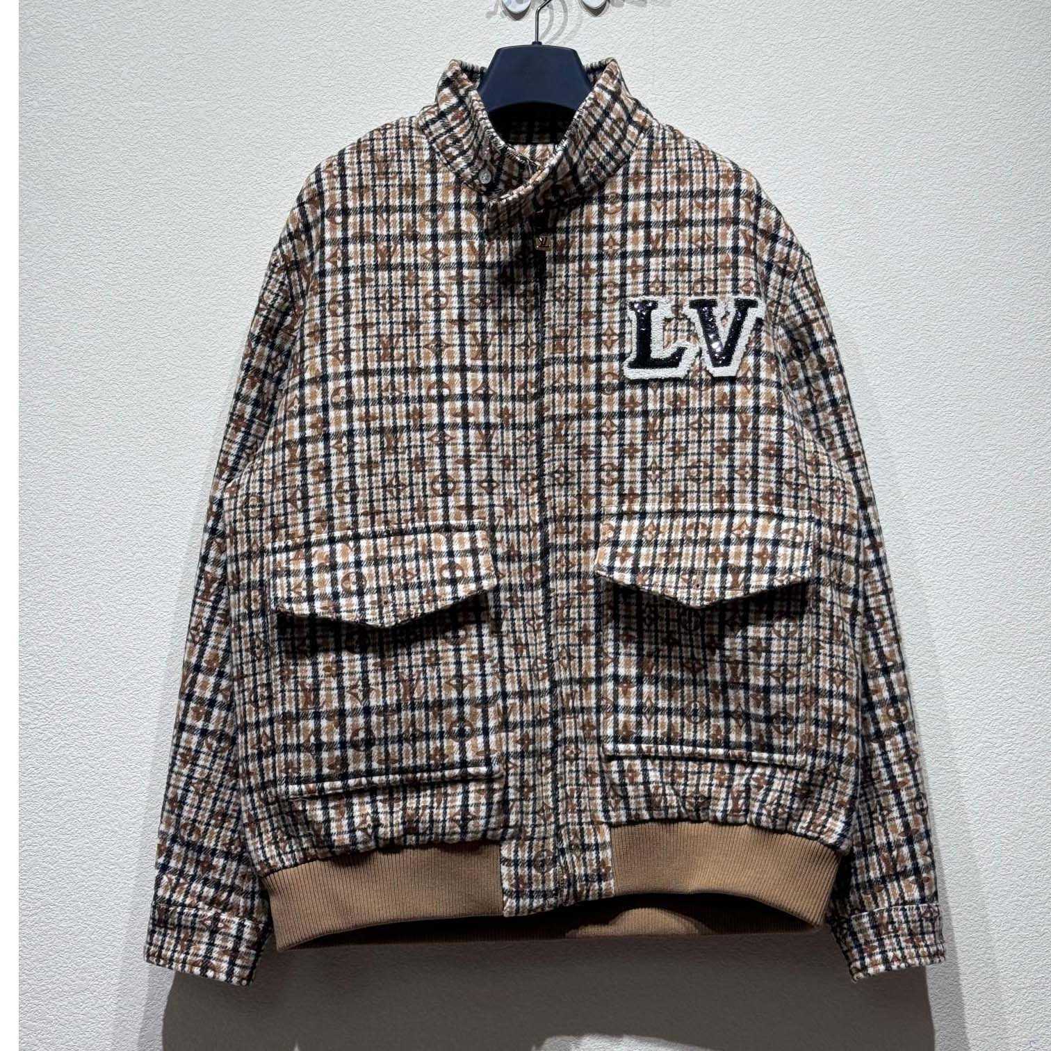 Louis Vuitton Monogram Wool Harrington Blouson   1AGIP6 - FashionPlug