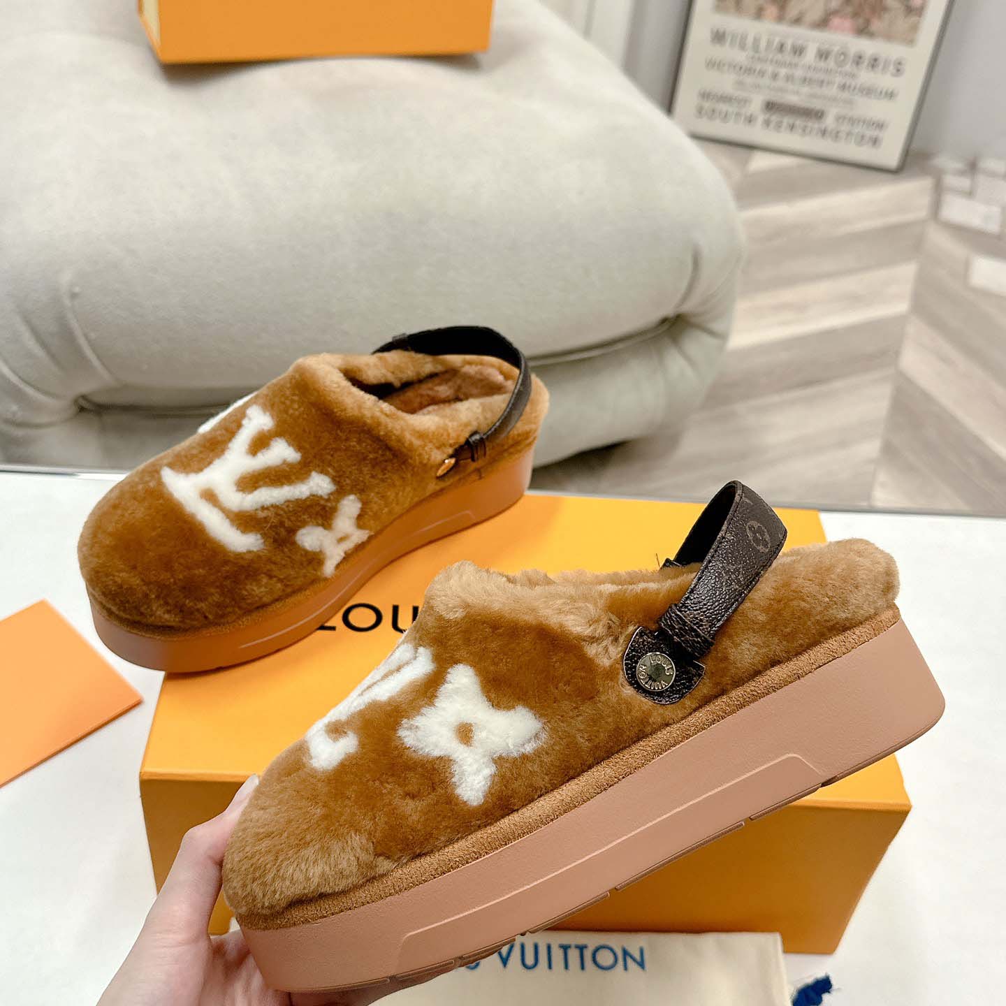 Louis Vuitton Aspen Platform Clog           - FashionPlug