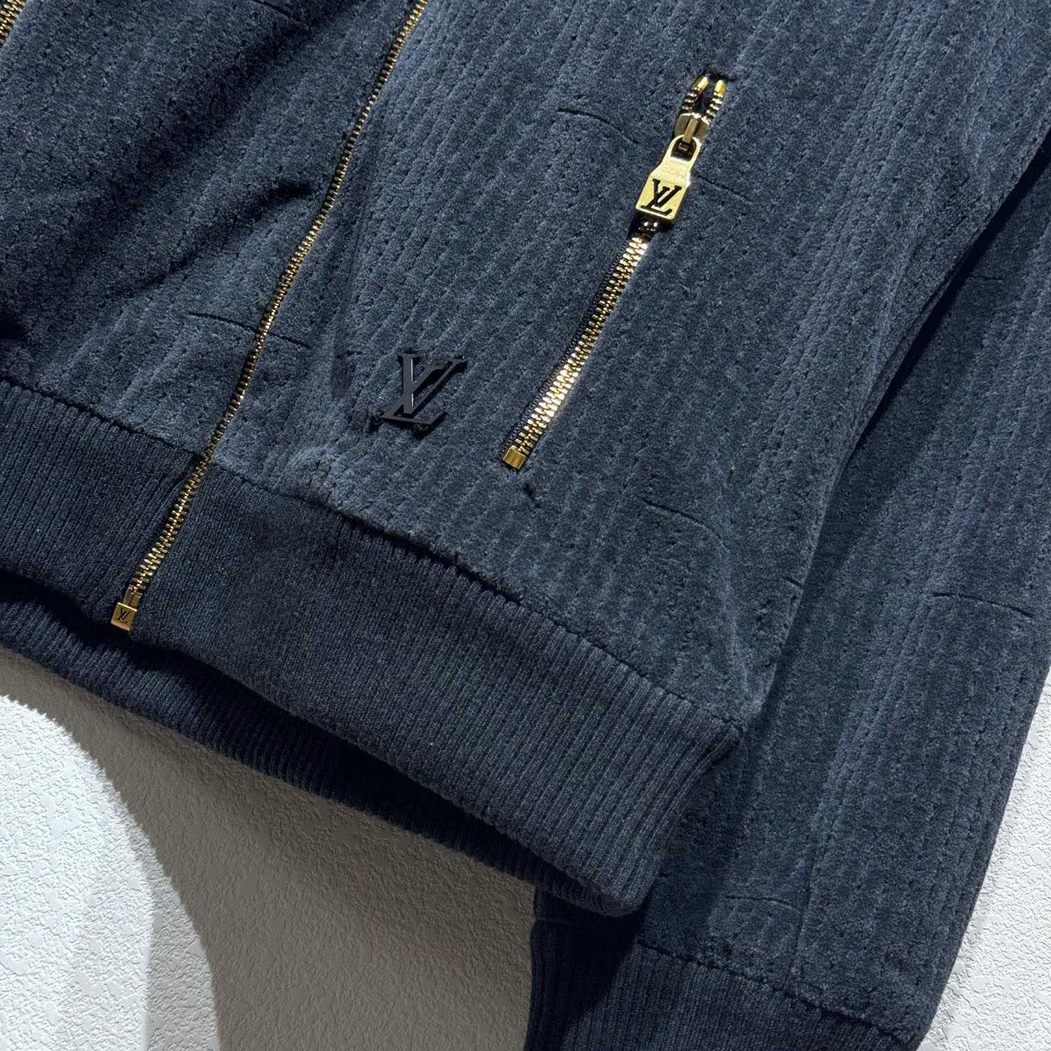Louis Vuitton LV x Park Seo-Bo Cotton Velvet Tracktop   - FashionPlug
