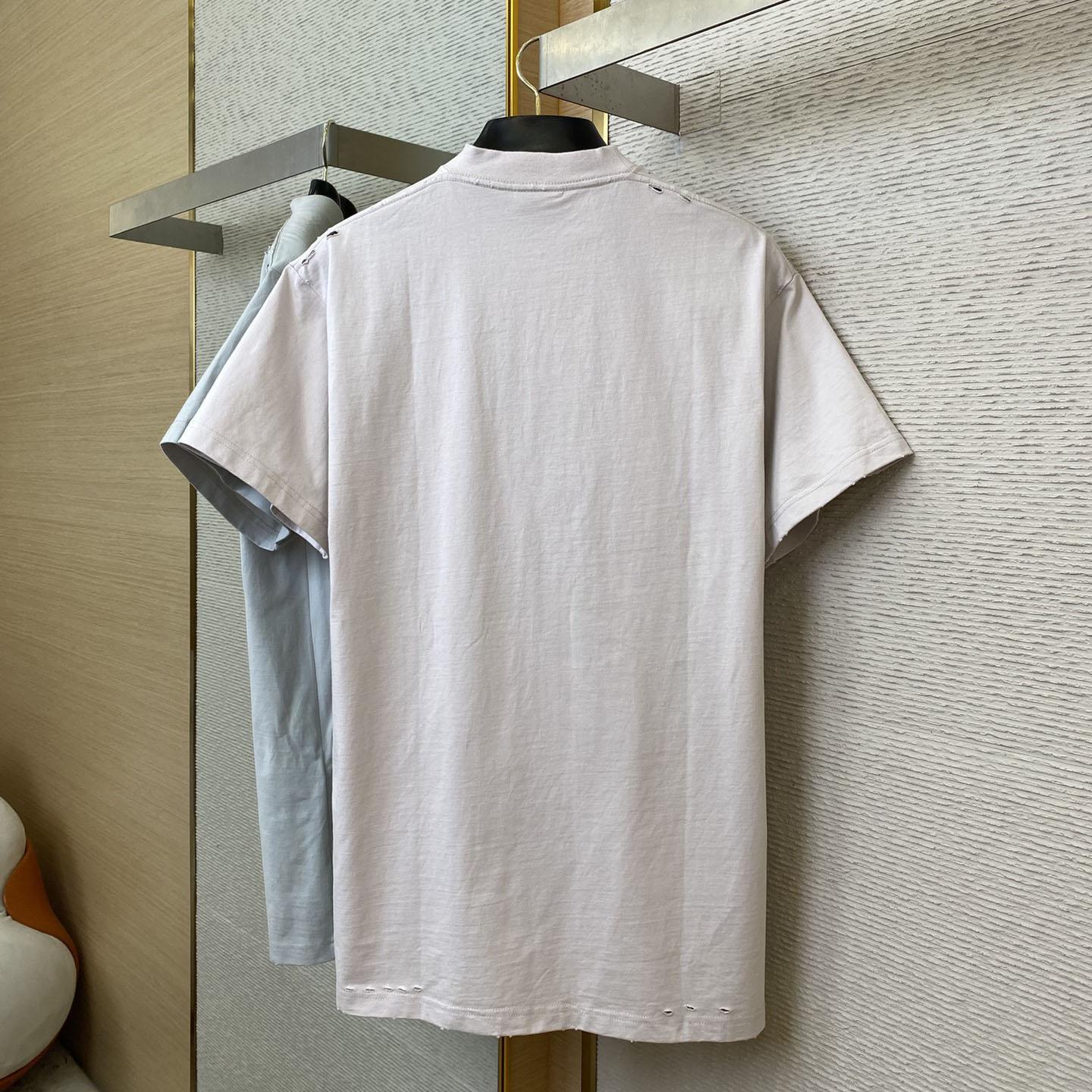 Balenciaga 3B Liquefied T-Shirt Oversized in Dirty White - FashionPlug