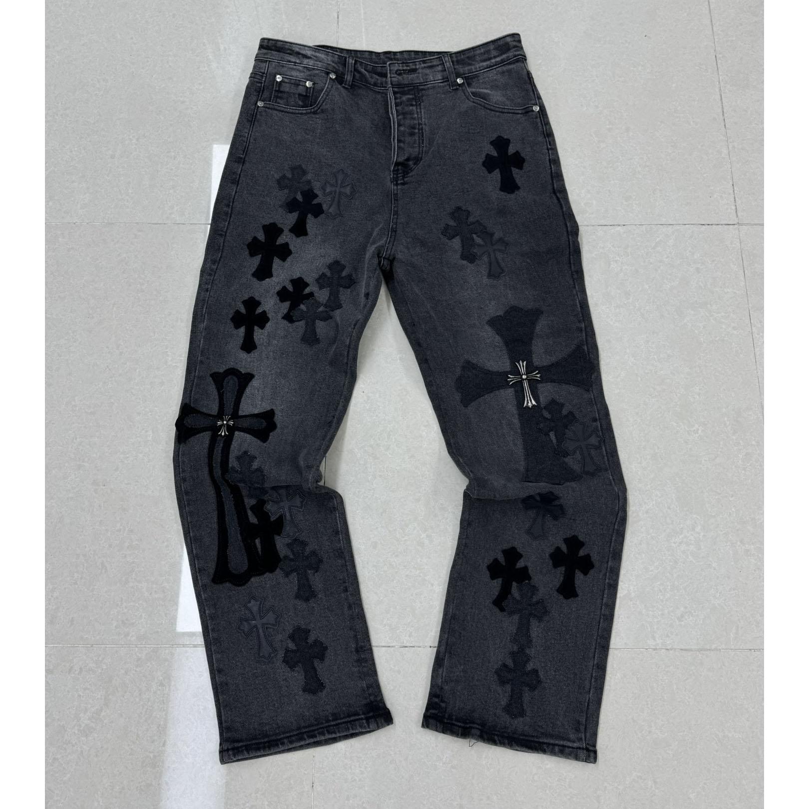 Chrome Heart X SexRecords Jeans - FashionPlug