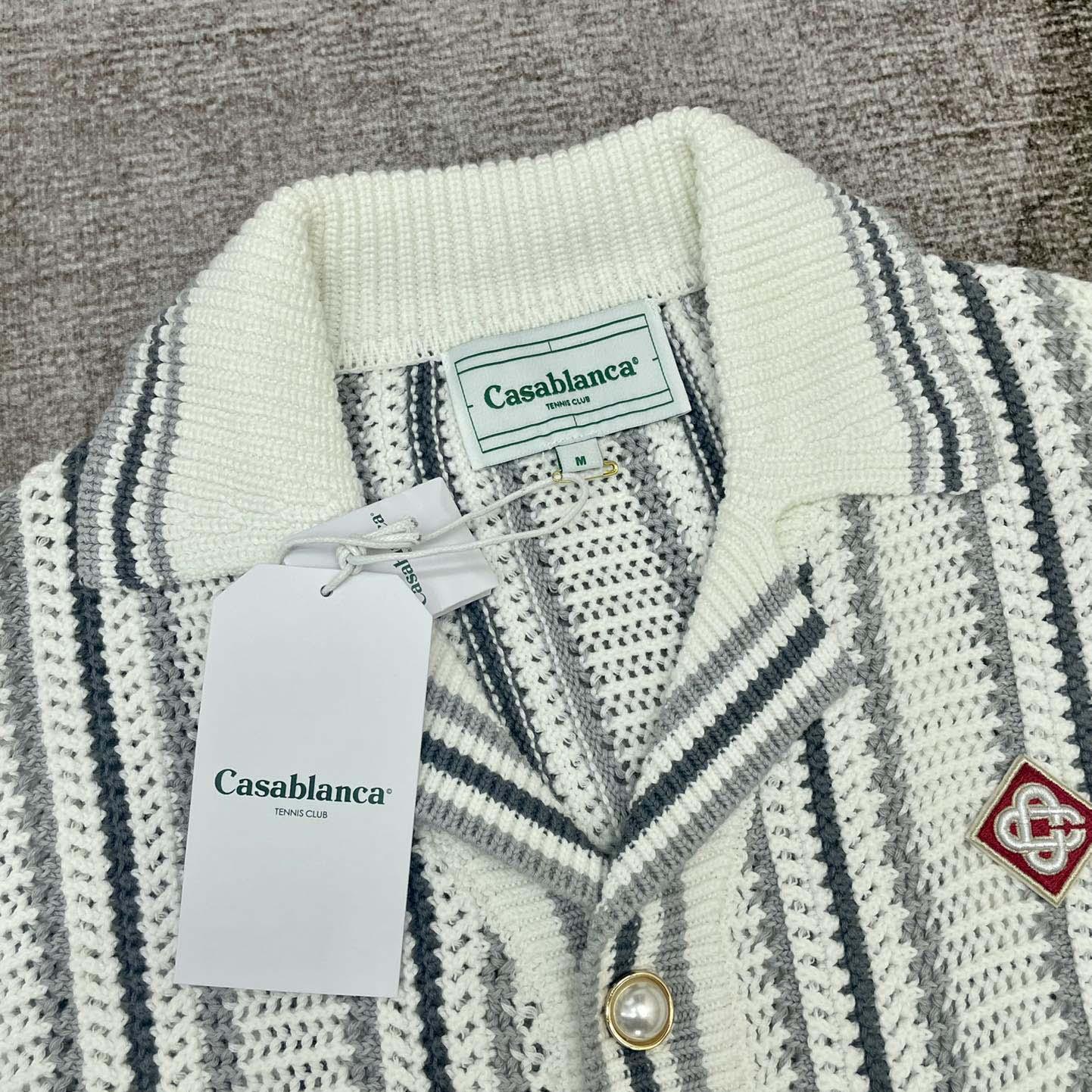 Casablanca Crochet Textured Cardigan   Z6003 - FashionPlug