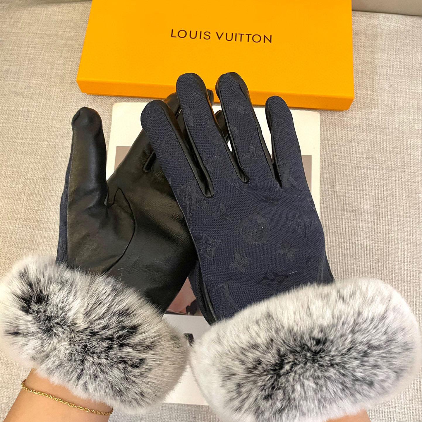 Louis Vuitton Gloves  - FashionPlug