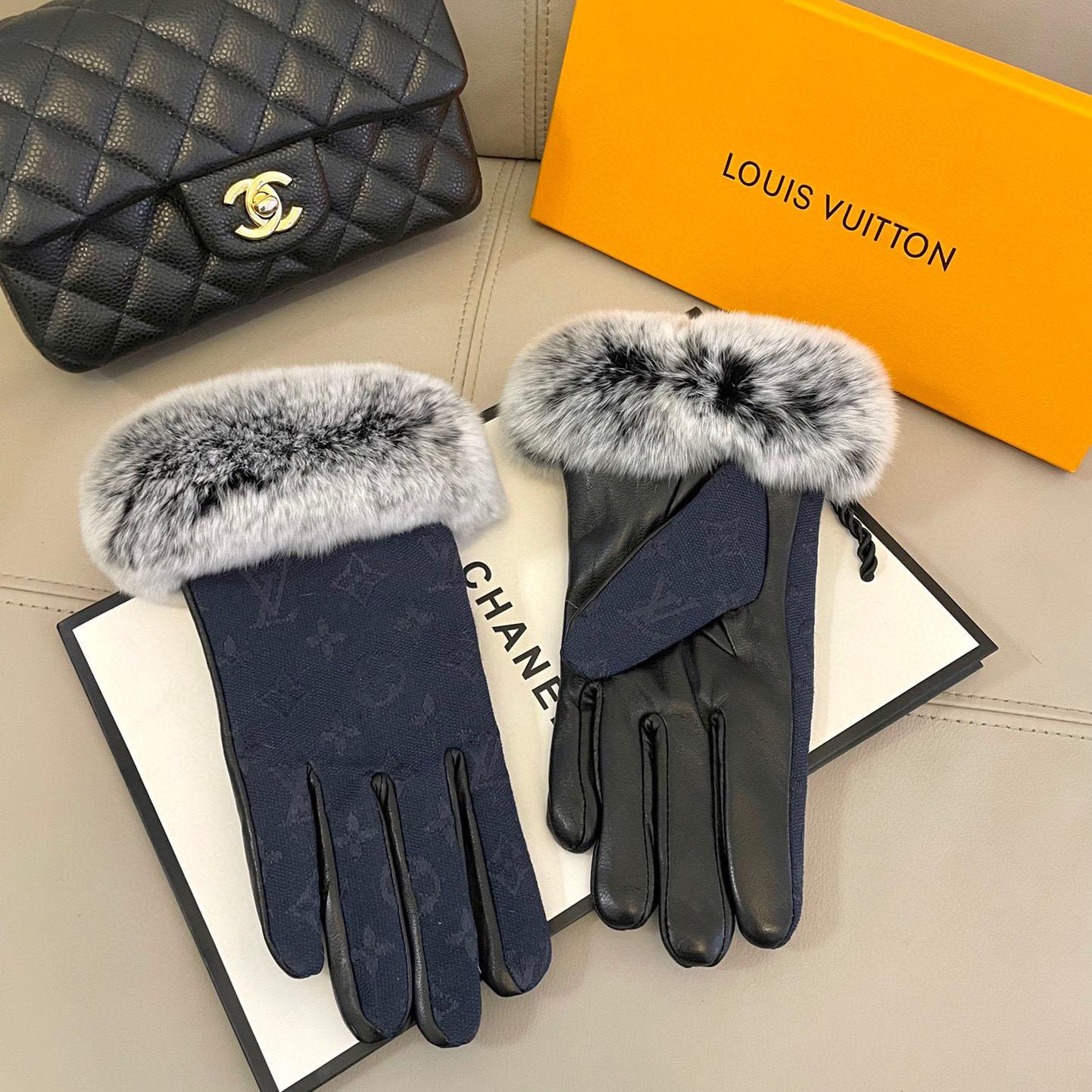 Louis Vuitton Gloves  - FashionPlug