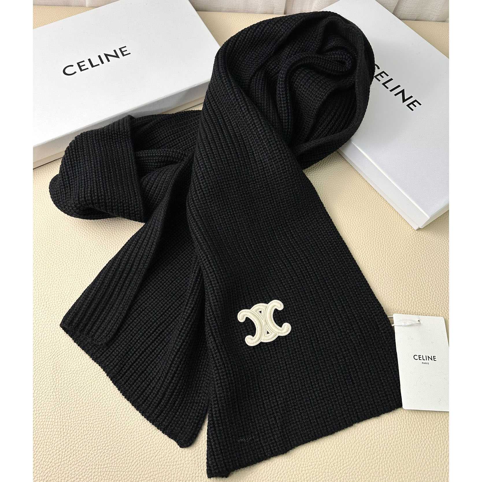 Celine Triomphe Scarf  - FashionPlug