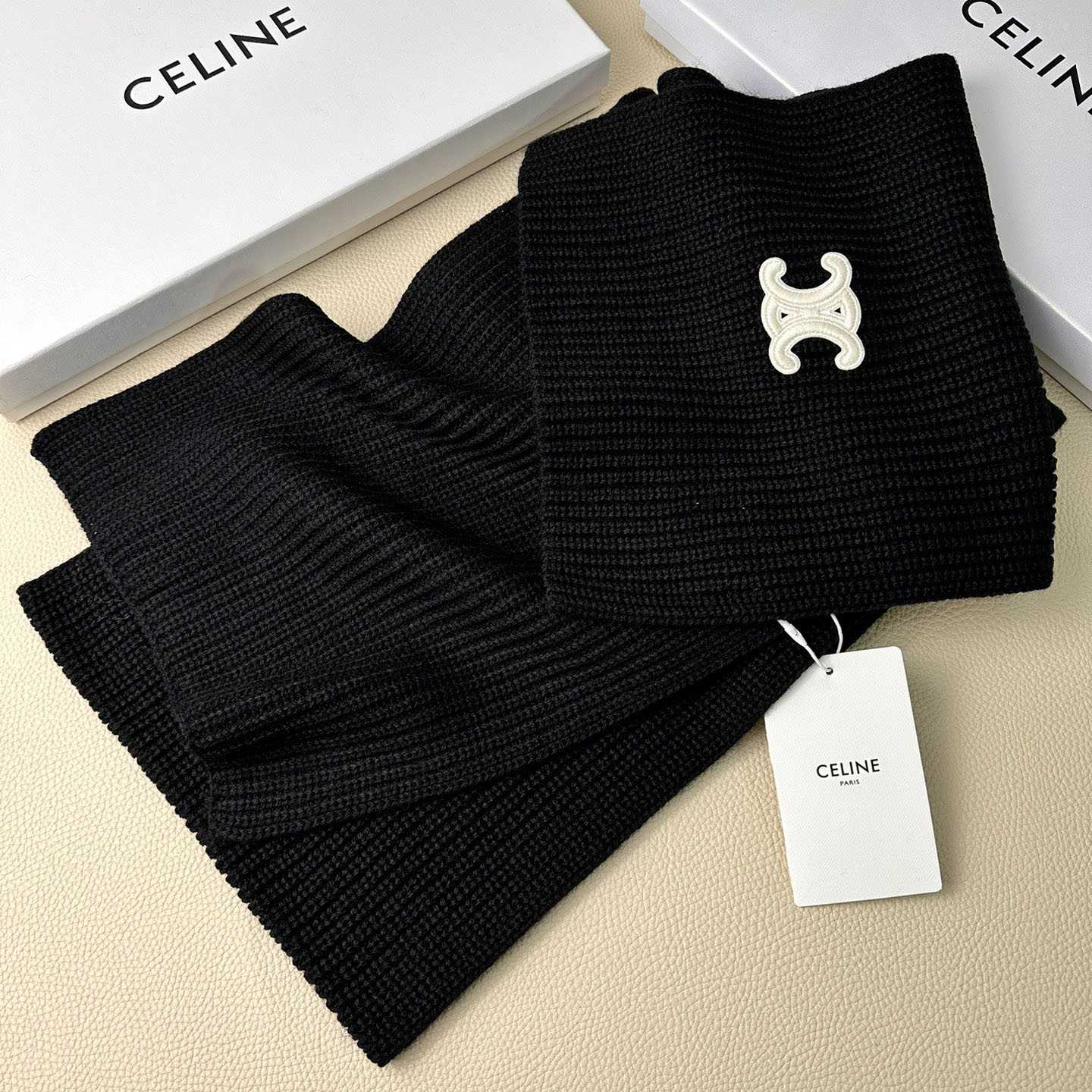 Celine Triomphe Scarf  - FashionPlug