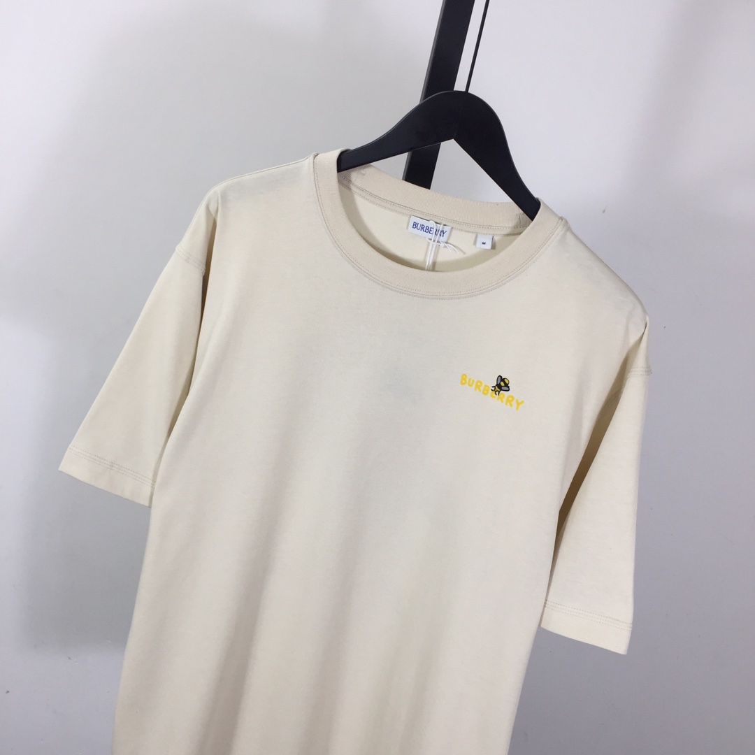 Burberry Bee Cotton T-shirt   - FashionPlug