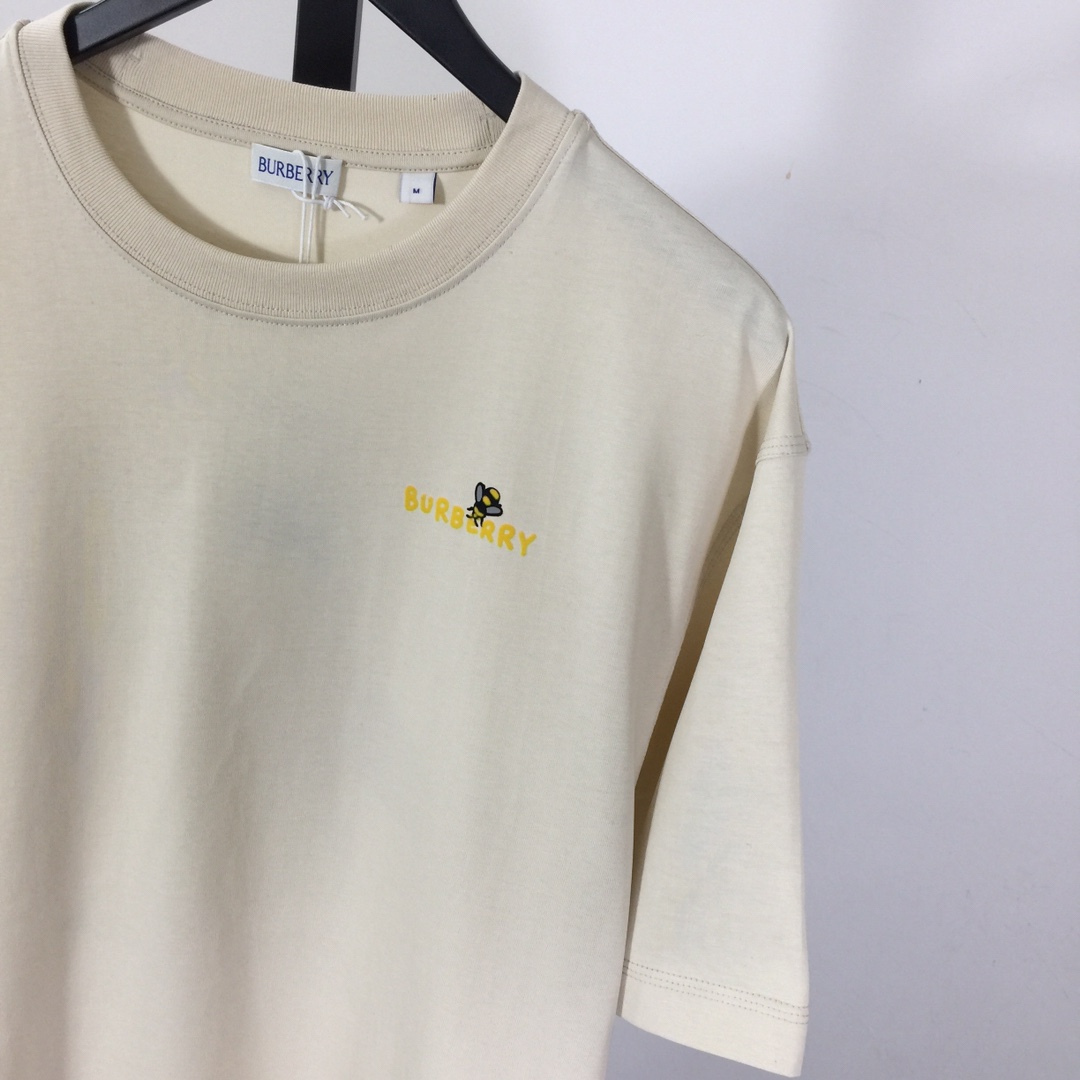 Burberry Bee Cotton T-shirt   - FashionPlug