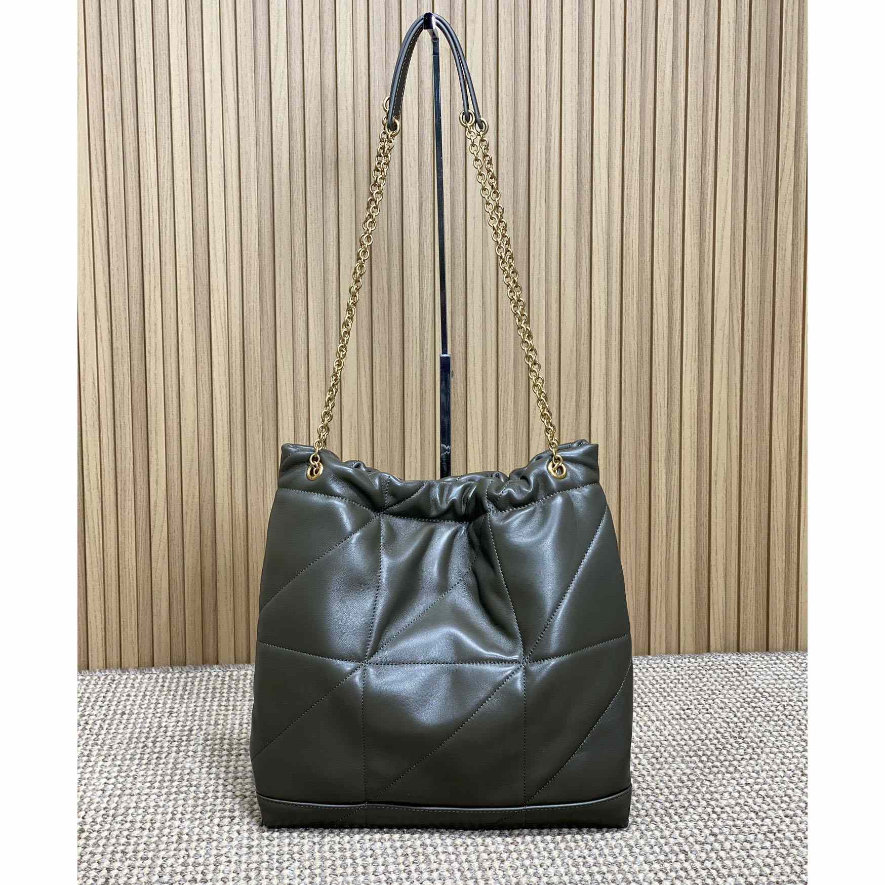Saint Laurent Jamie Pochon In Lambskin - FashionPlug