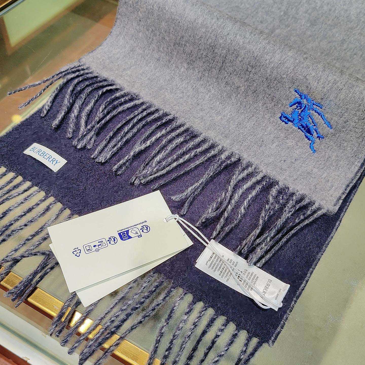 Burberry Reversible Cashmere Scarf - FashionPlug