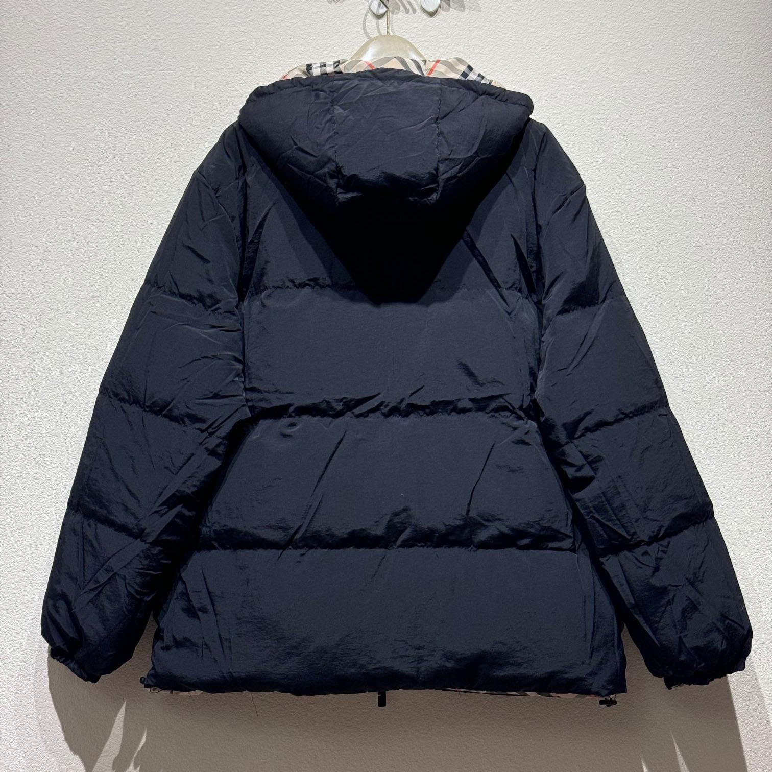 Burberry Reversible Check Puffer Jacket - FashionPlug