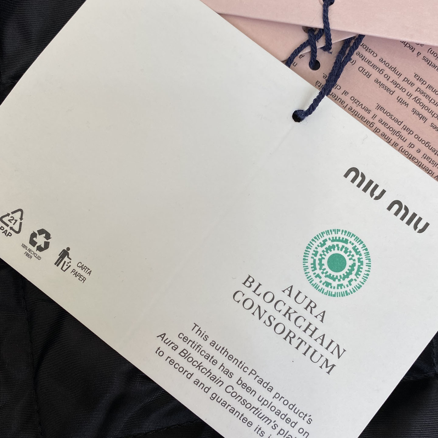 Miu Miu Denim Down Jacket - FashionPlug