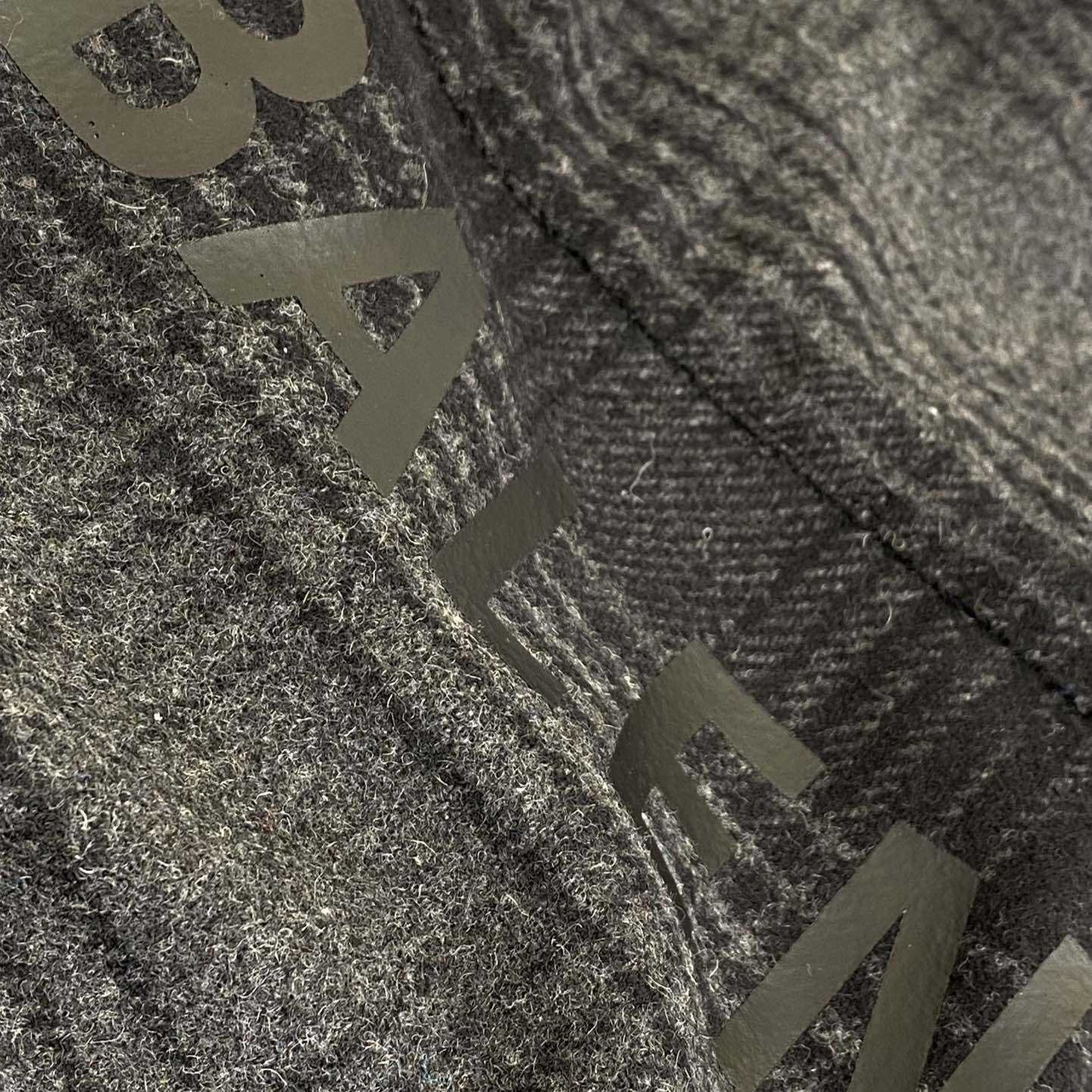Balenciaga Black Checked Wool-Blend Flannel Shirt - FashionPlug
