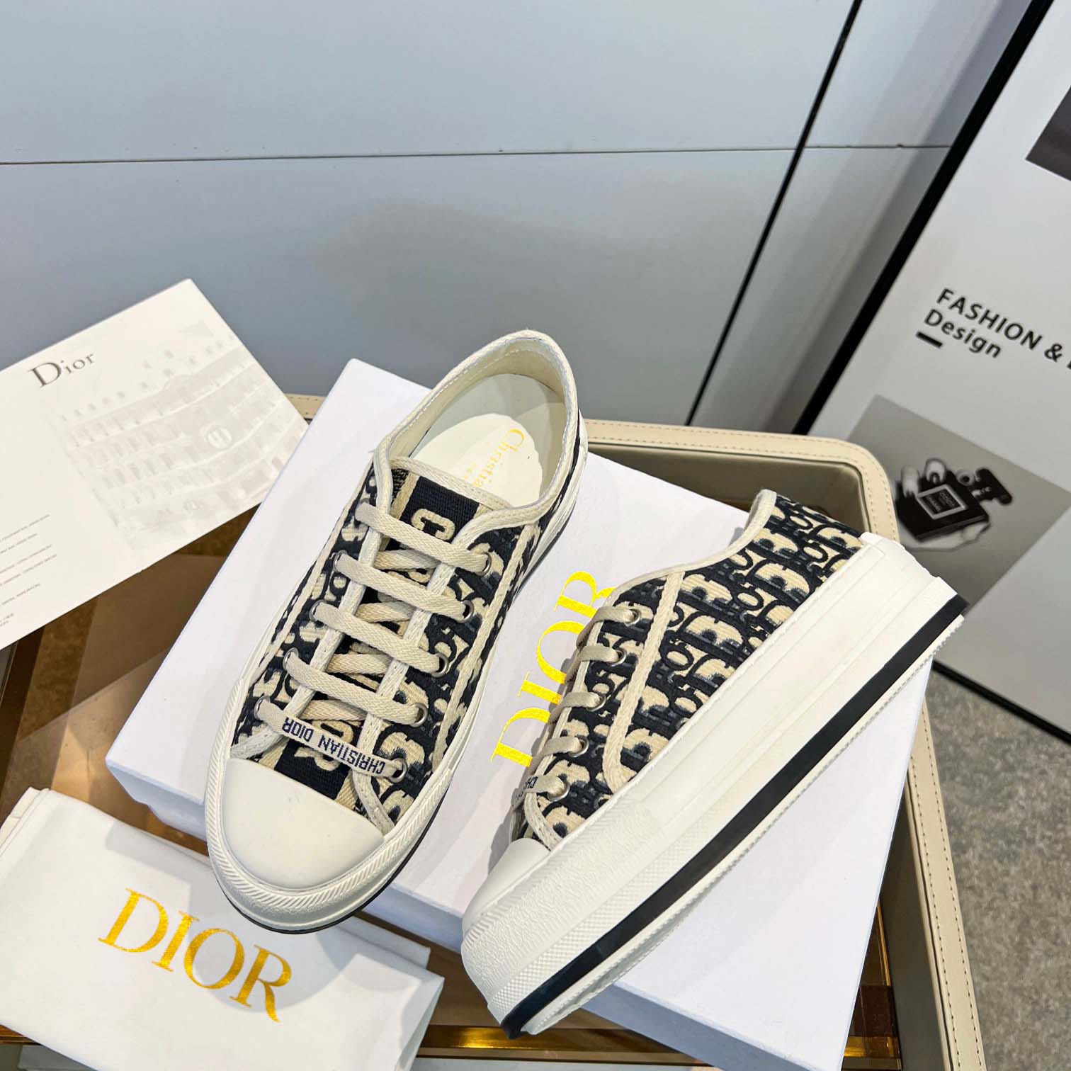 Dior Walk'n'Dior Platform Sneaker - FashionPlug