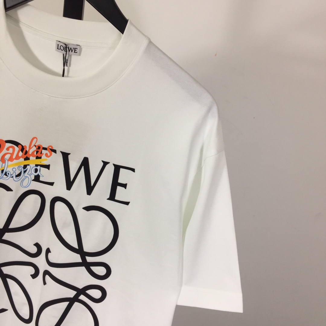 Loewe Loose Fit T-shirt In Cotton - FashionPlug