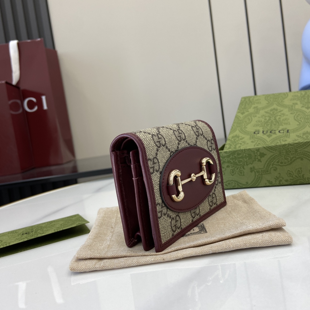 Gucci Horsebit 1955 Card Case Wallet - FashionPlug