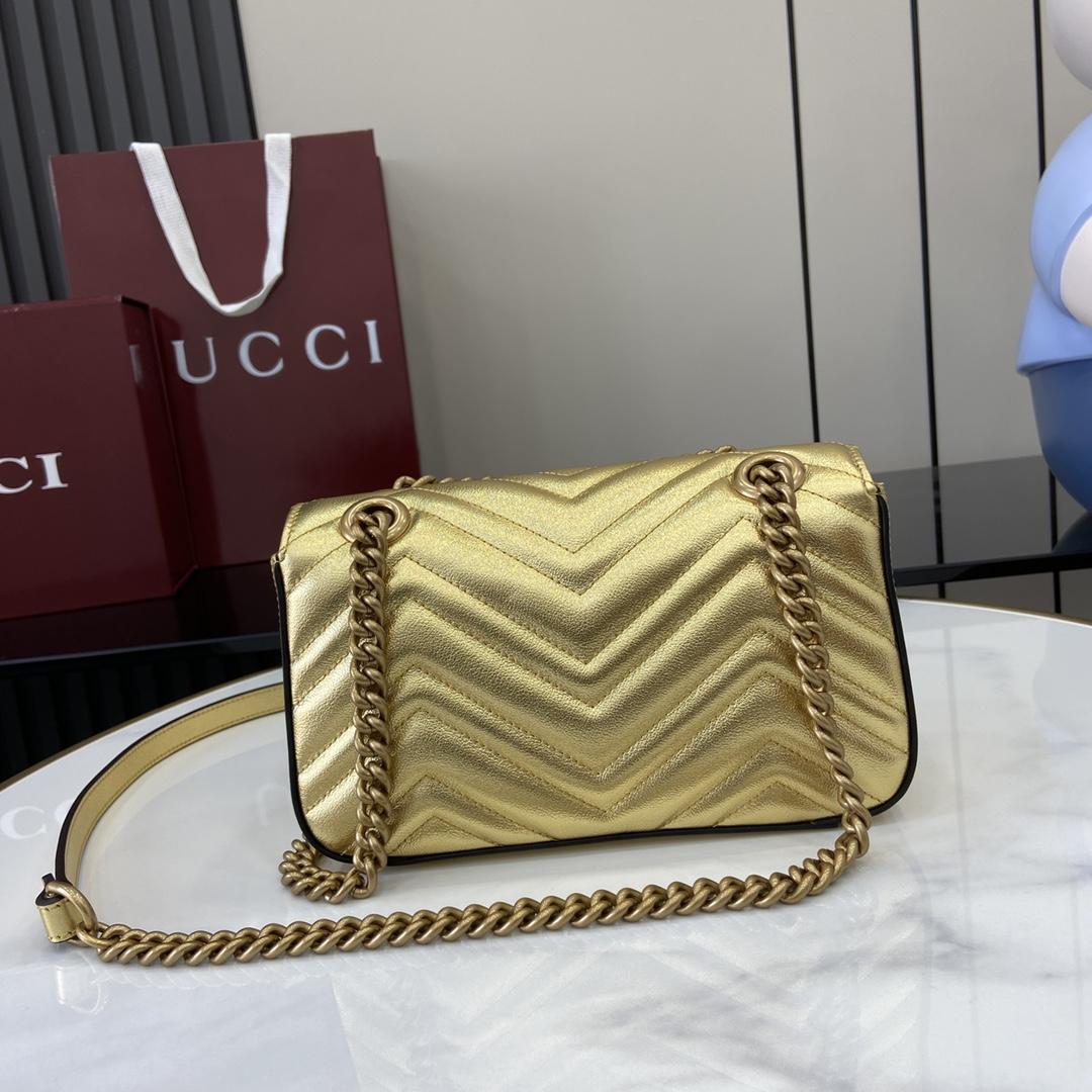 Gucci GG Marmont Mini Shoulder Bag - FashionPlug