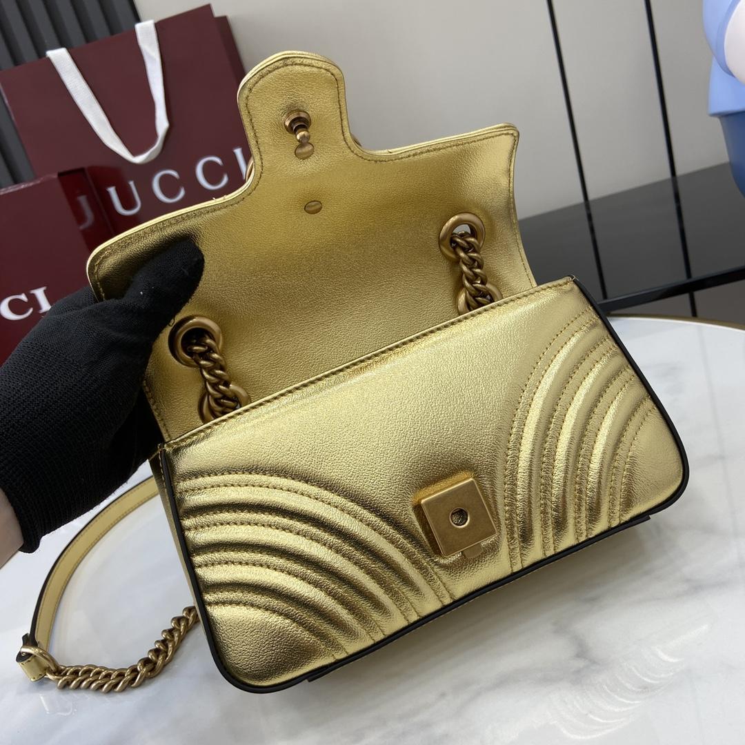 Gucci GG Marmont Mini Shoulder Bag - FashionPlug
