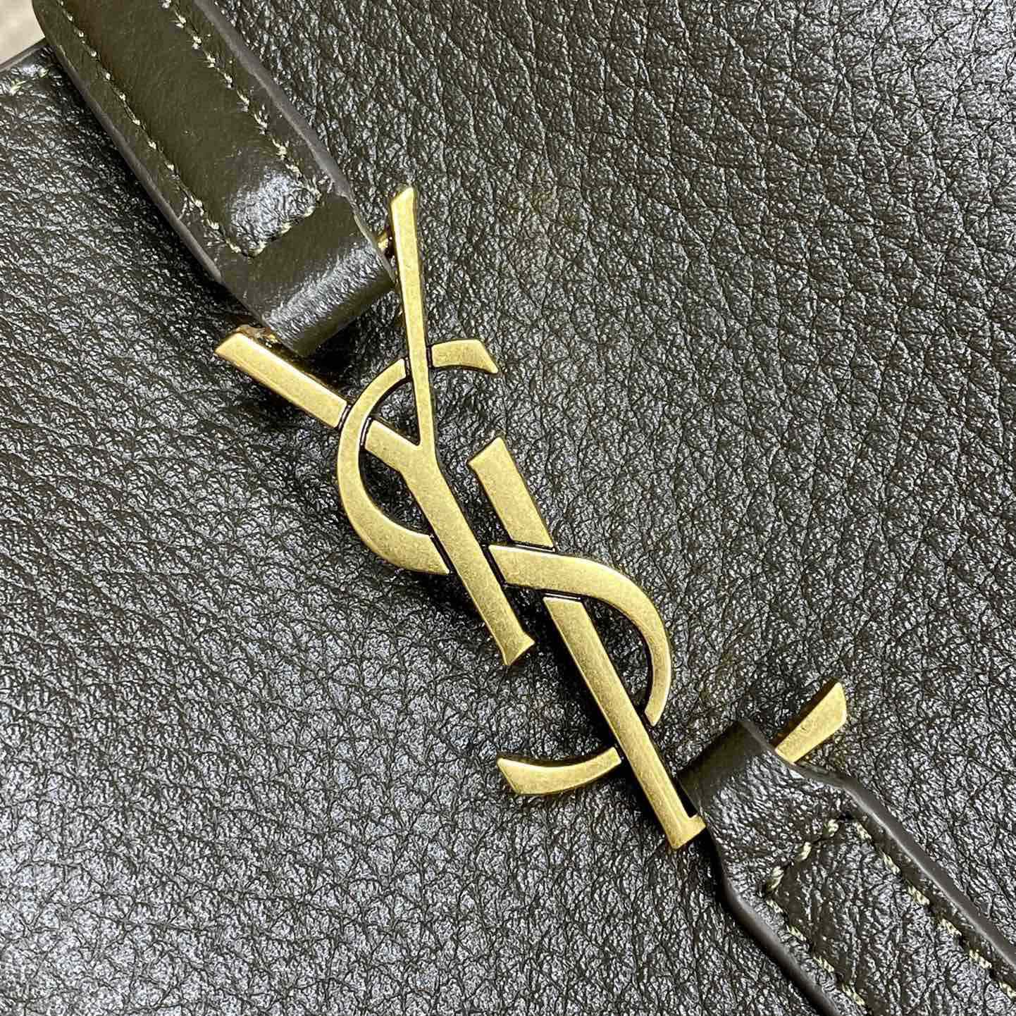 Saint Laurent LE 5 À 7 Supple Baby In Grained Leather - FashionPlug