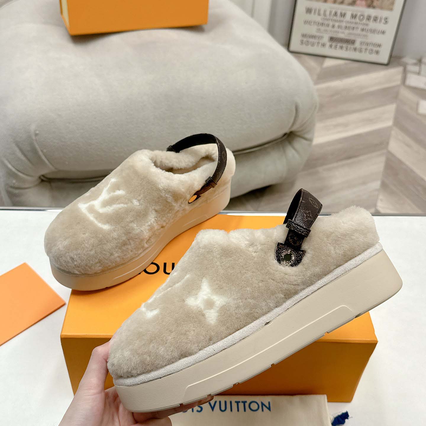 Louis Vuitton Aspen Platform Clog           - FashionPlug