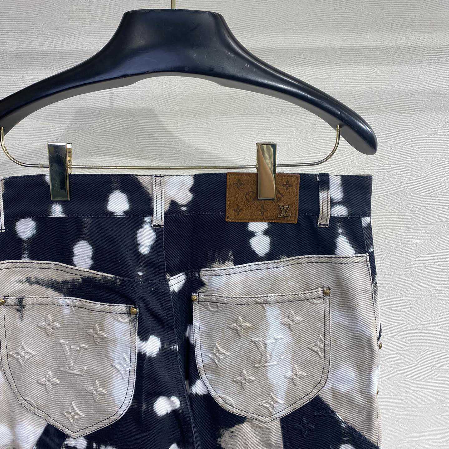 Louis Vuitton Tie-Dye Workwear Denim Jeans - FashionPlug