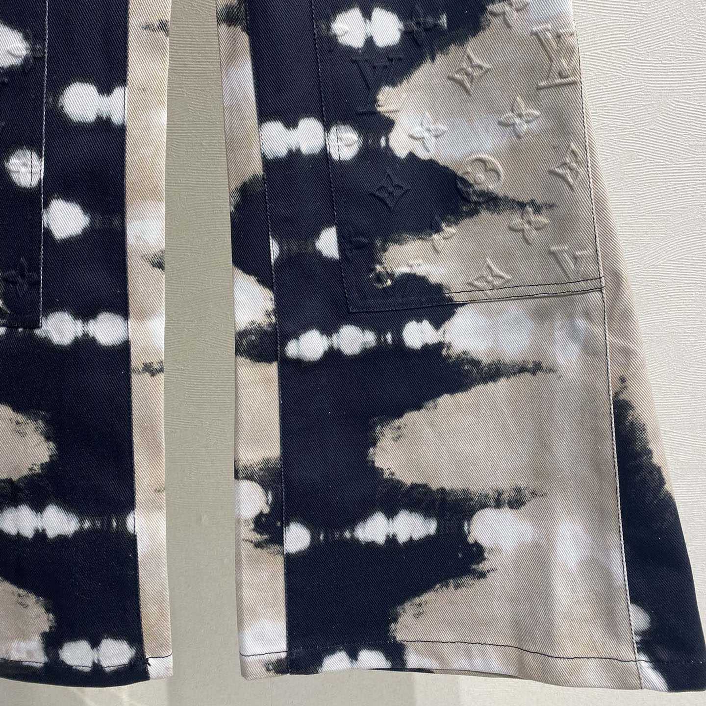 Louis Vuitton Tie-Dye Workwear Denim Jeans - FashionPlug