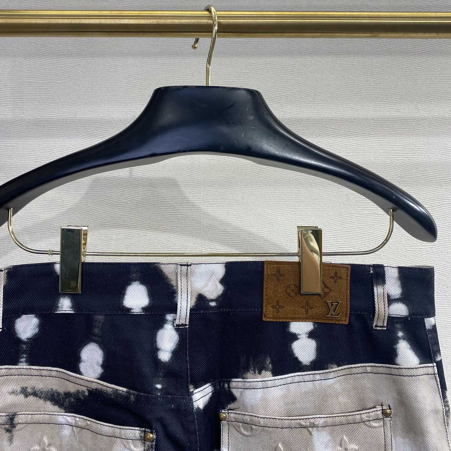 Louis Vuitton Tie-Dye Workwear Denim Jeans - FashionPlug