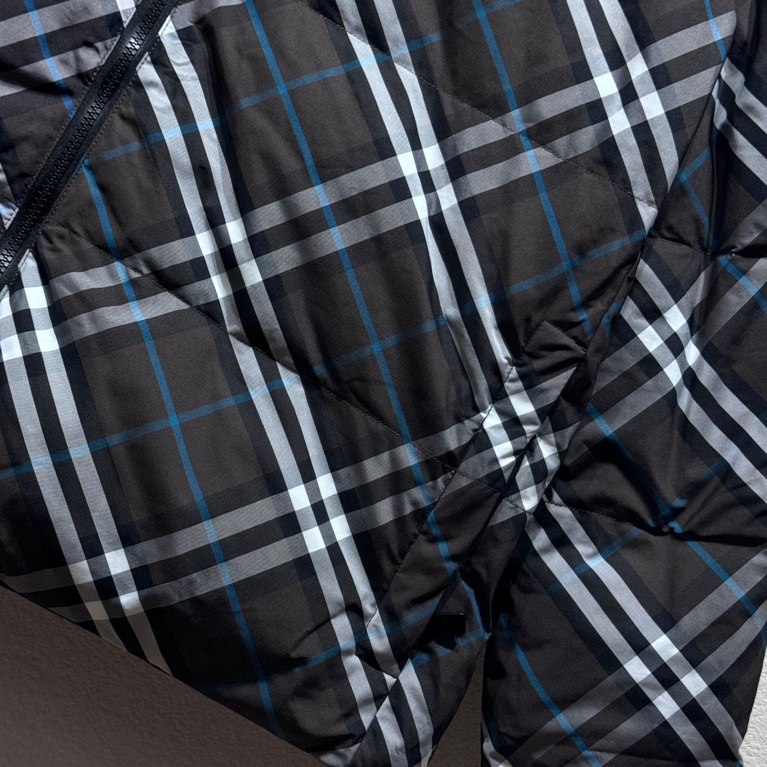 Burberry Reversible Check Puffer Jacket - FashionPlug