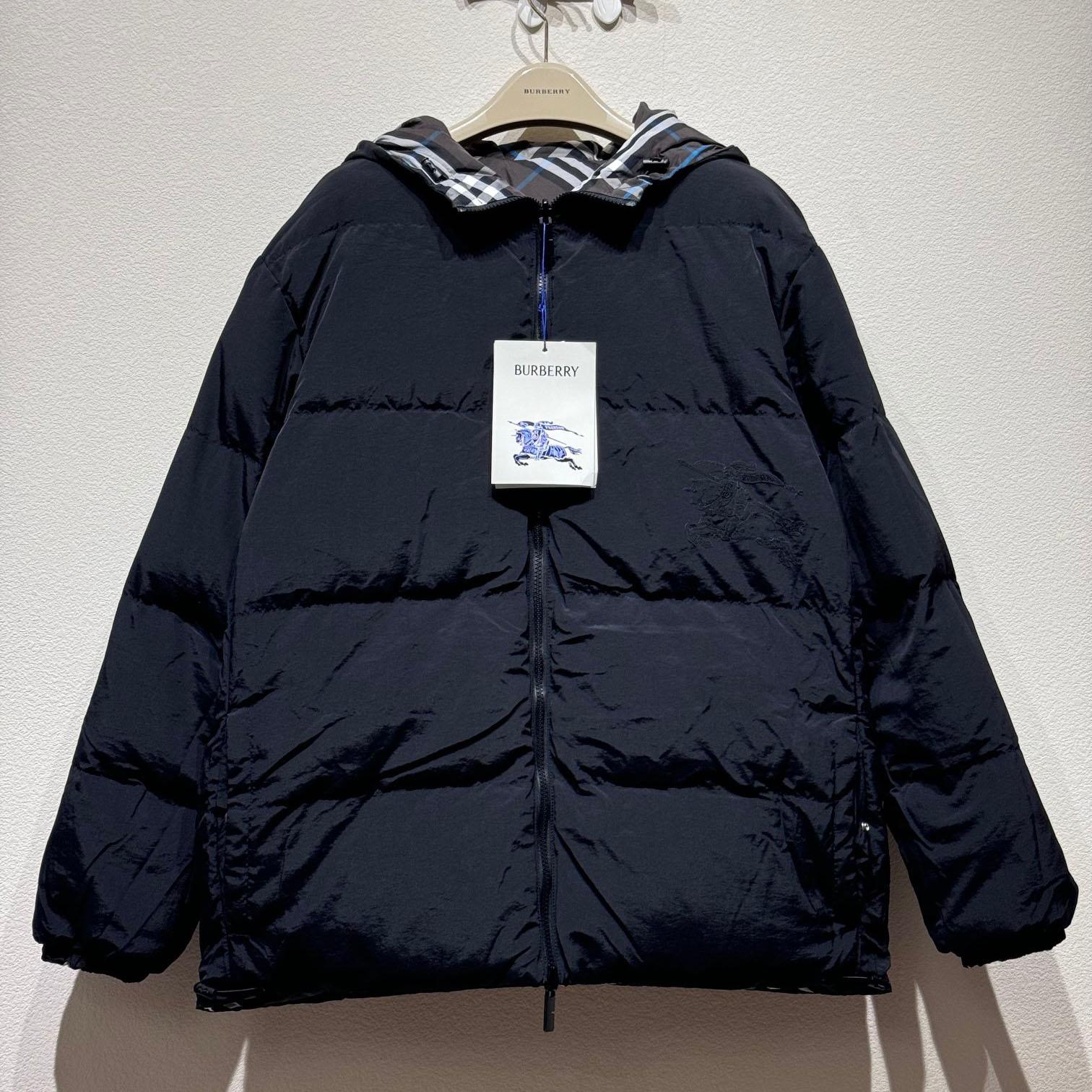 Burberry Reversible Check Puffer Jacket - FashionPlug