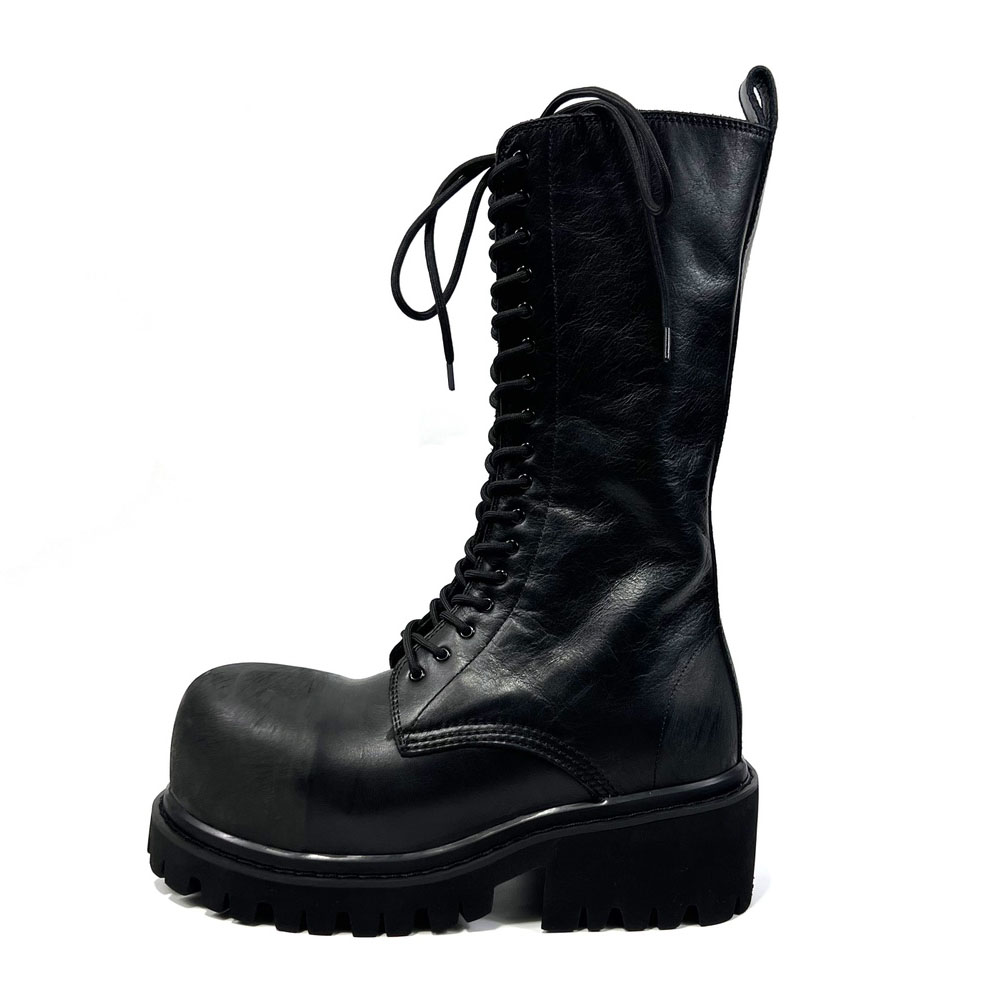 Balenciaga Stomper Boot In Black - FashionPlug