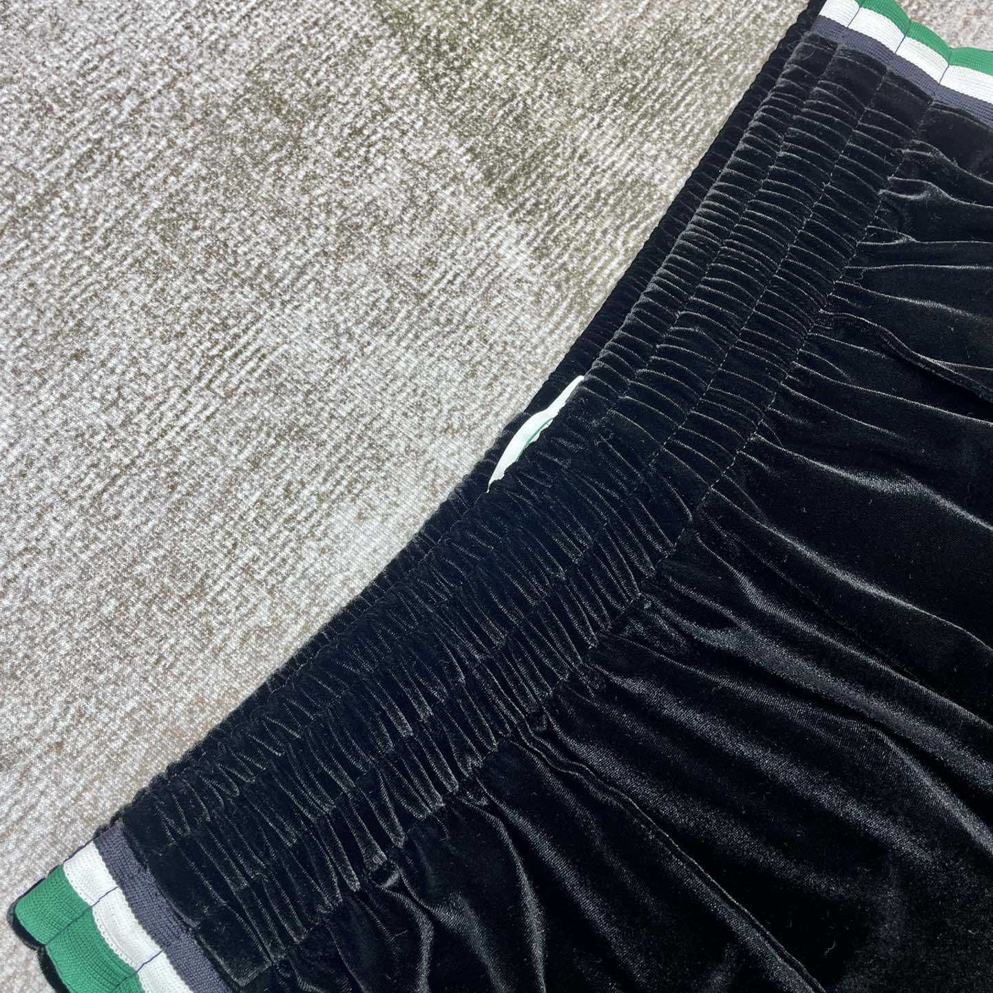 Casablanca Velour Laurel Shorts   c937 - FashionPlug