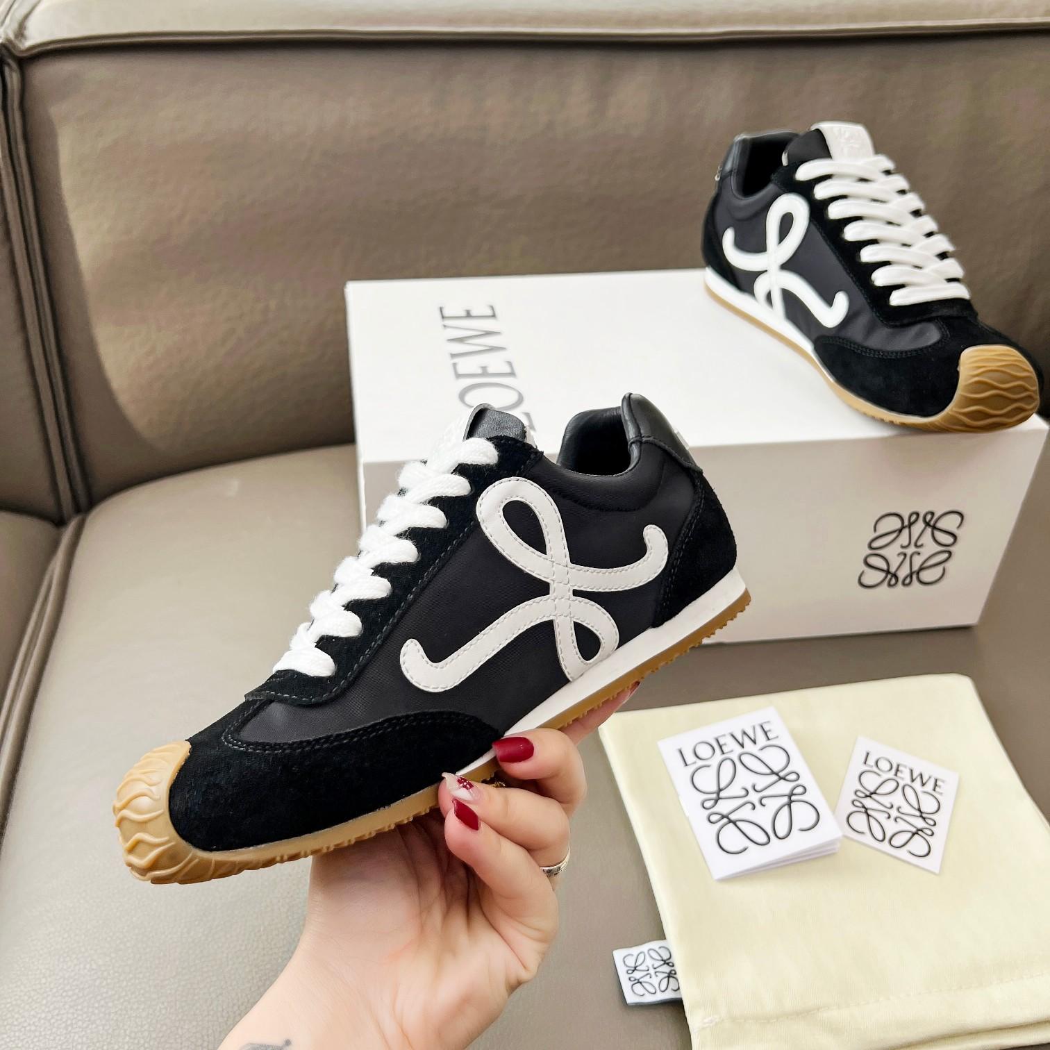 Loewe Ballet Runner 2.0 In Nylon And Calfskin - FashionPlug