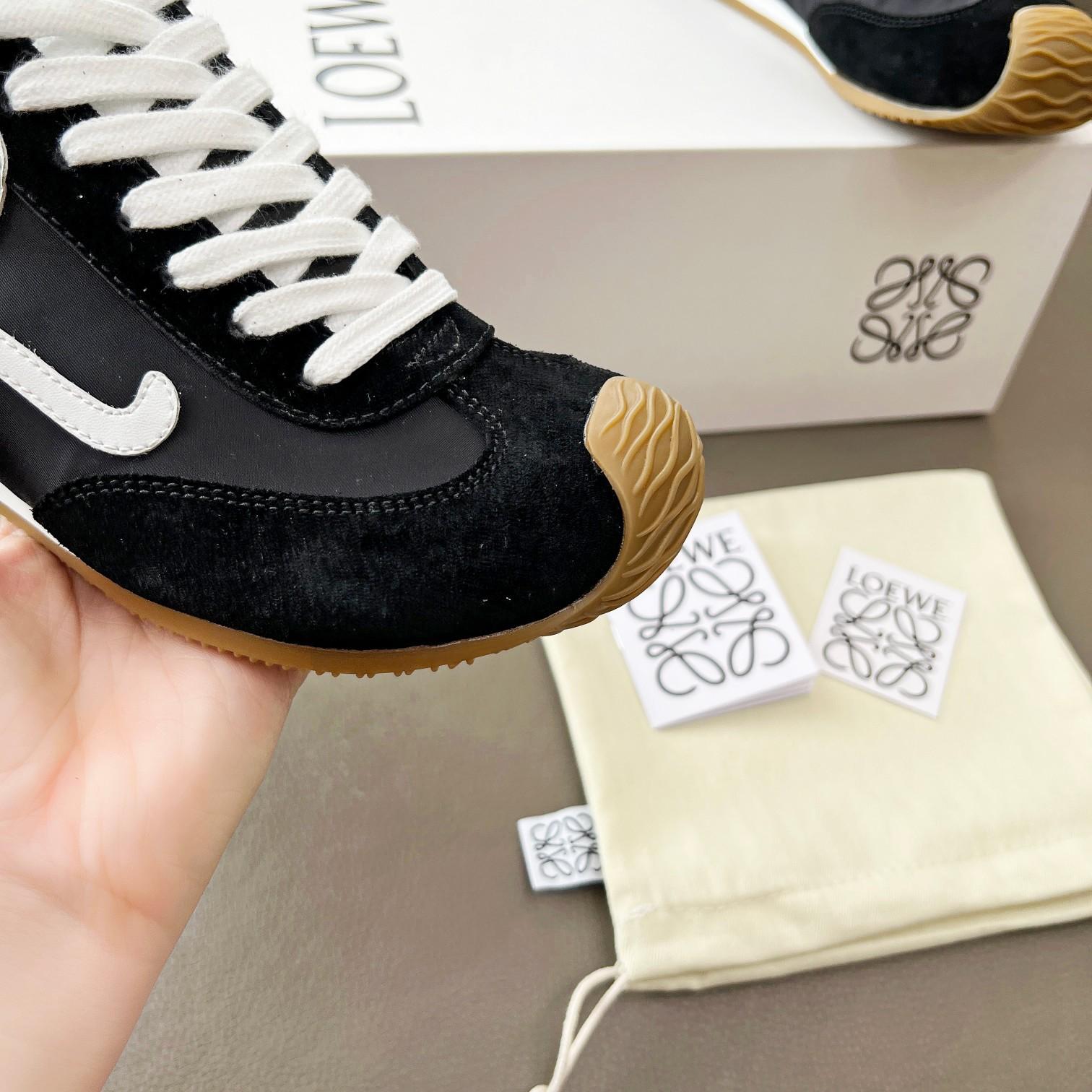Loewe Ballet Runner 2.0 In Nylon And Calfskin - FashionPlug