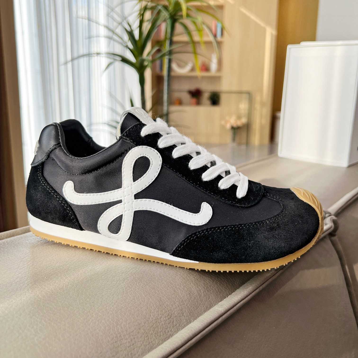 Loewe Ballet Runner 2.0 In Nylon And Calfskin - FashionPlug