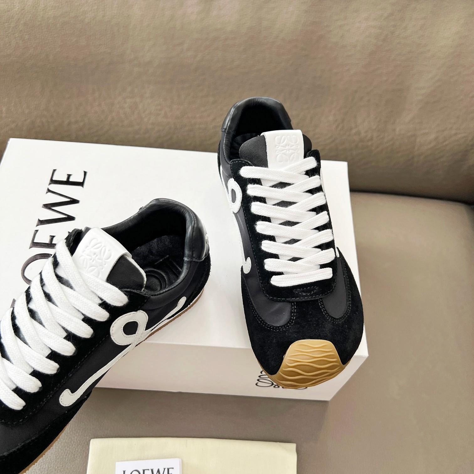 Loewe Ballet Runner 2.0 In Nylon And Calfskin - FashionPlug
