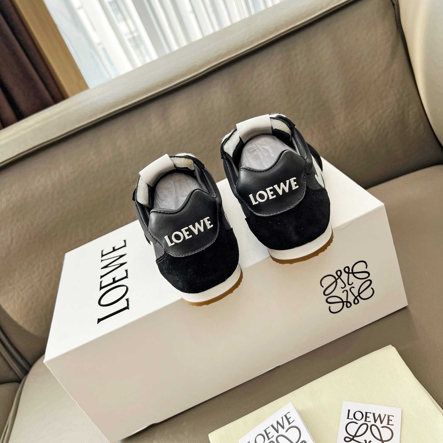Loewe Ballet Runner 2.0 In Nylon And Calfskin - FashionPlug