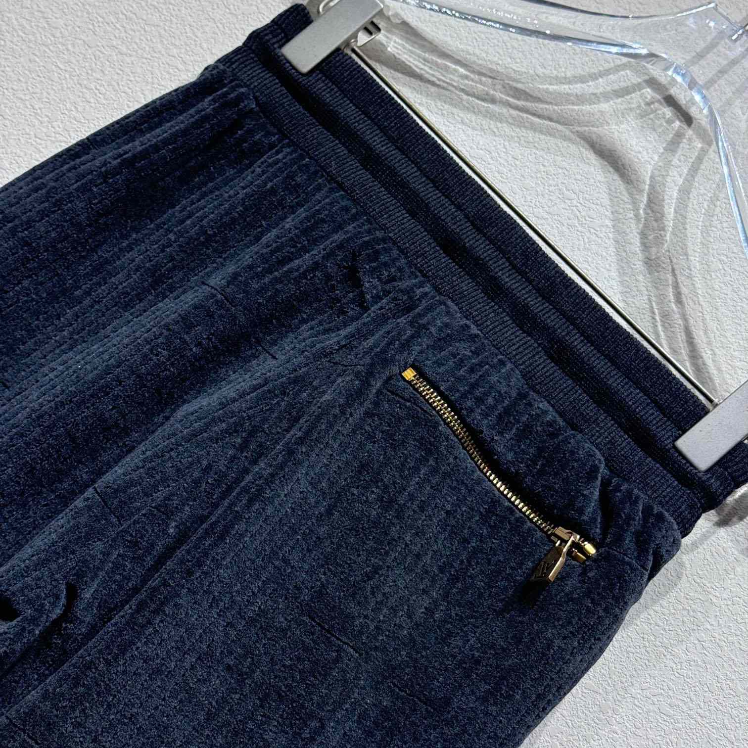 Louis Vuitton LV x Park Seo-Bo Cotton Velvet Trackpants   - FashionPlug