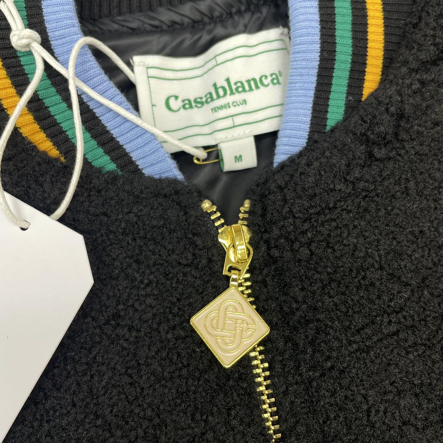 Casablanca Maison Pastelle Bomber Jacket    c940 - FashionPlug