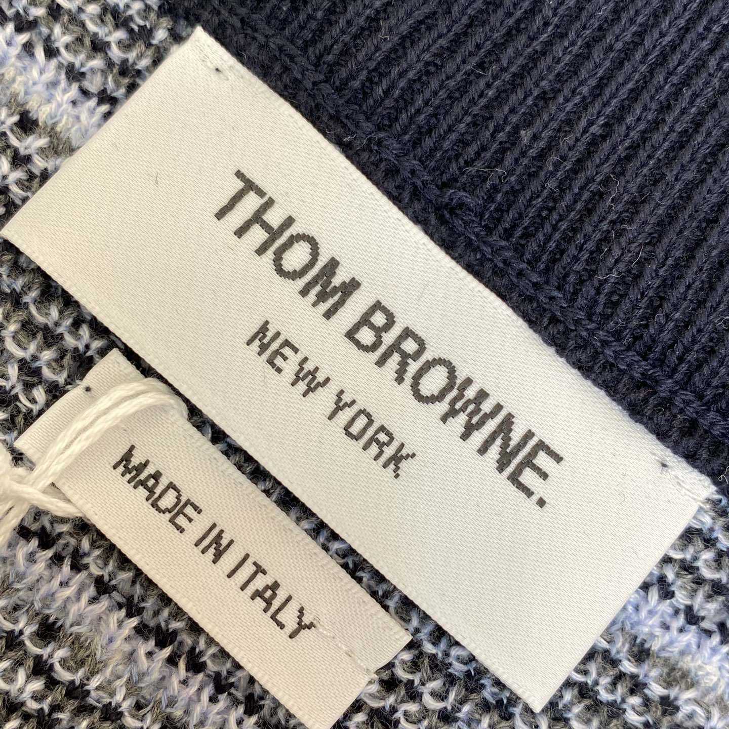 Thom Browne Crew-neck Tweed Bomber Jacket - FashionPlug
