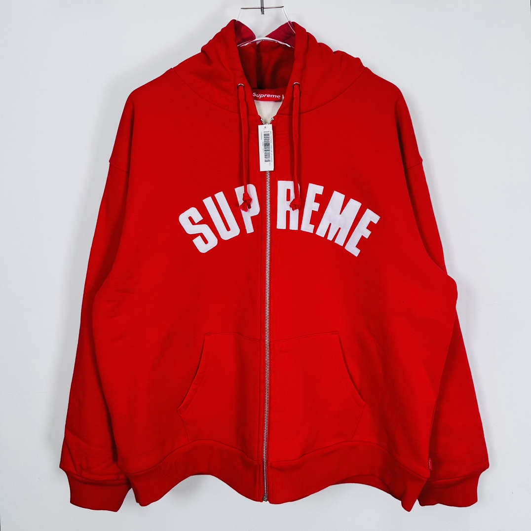 Supreme Arc Thermal Zip Up Hooded Sweatshirt - FashionPlug