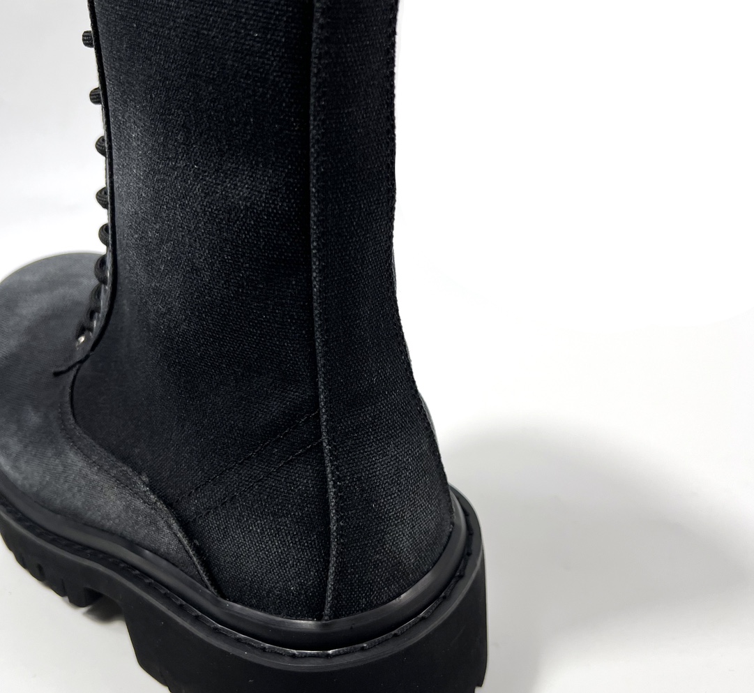 Balenciaga Stomper Bootie In Black  - FashionPlug