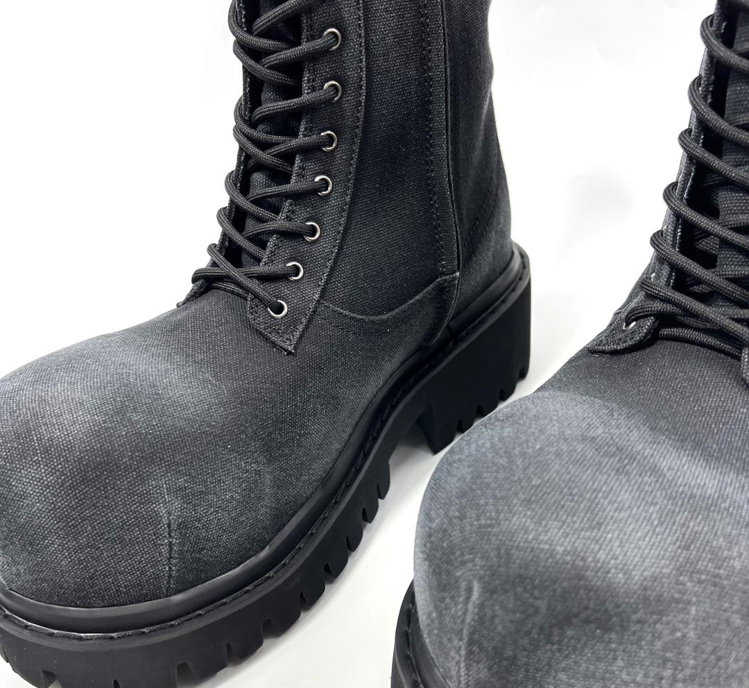 Balenciaga Stomper Bootie In Black  - FashionPlug