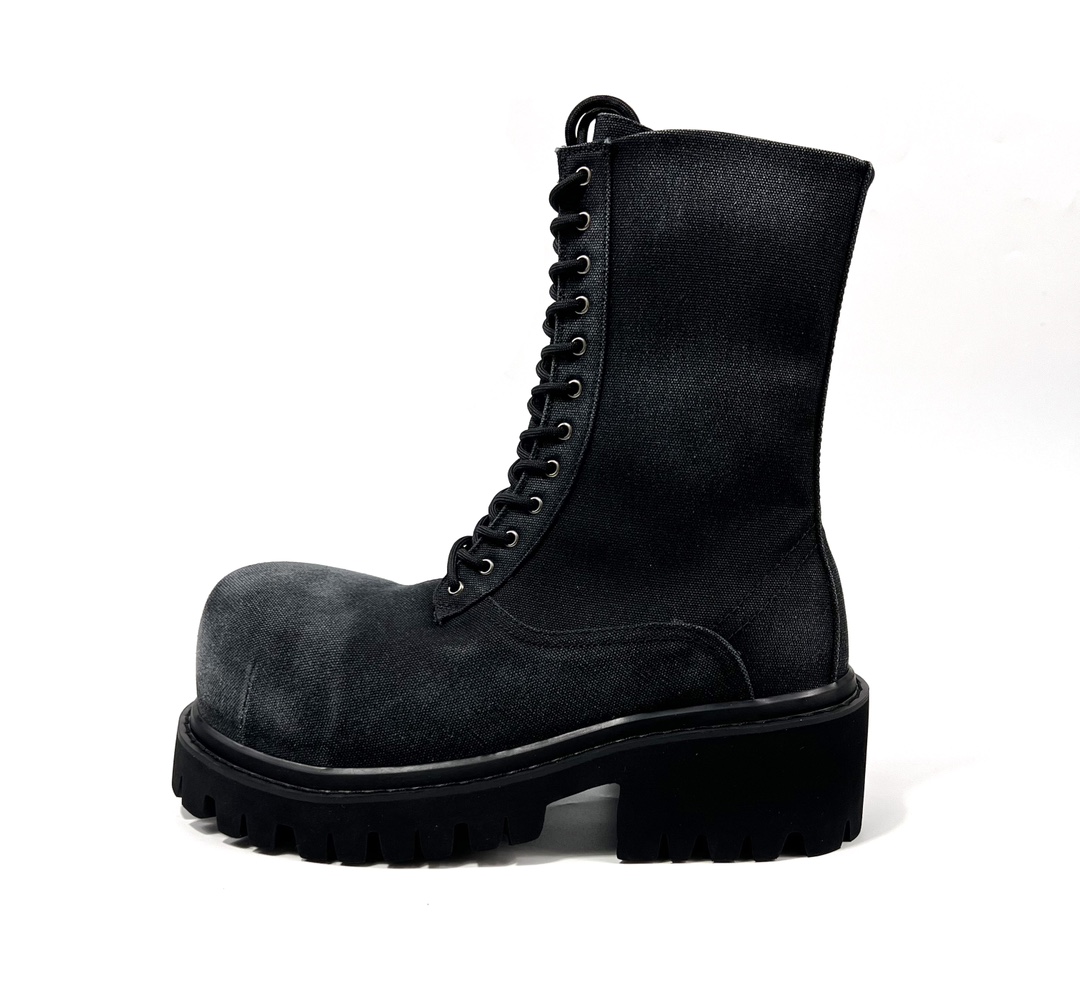 Balenciaga Stomper Bootie In Black  - FashionPlug