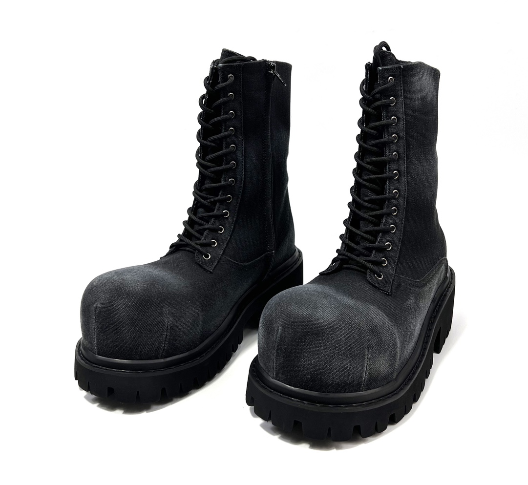 Balenciaga Stomper Bootie In Black  - FashionPlug