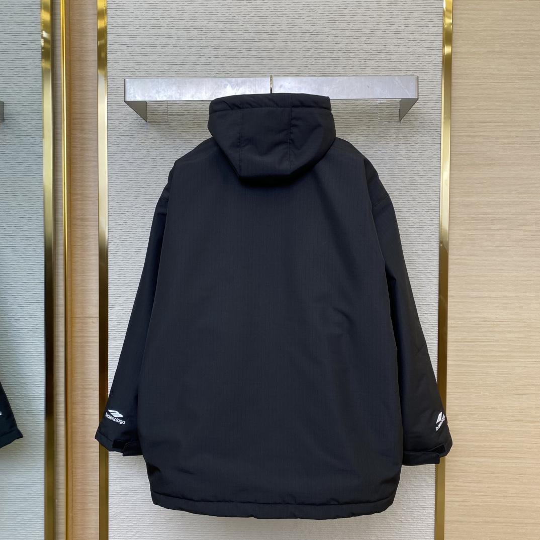 Balenciaga 3B Sports Icon Hooded Ski Parka - FashionPlug