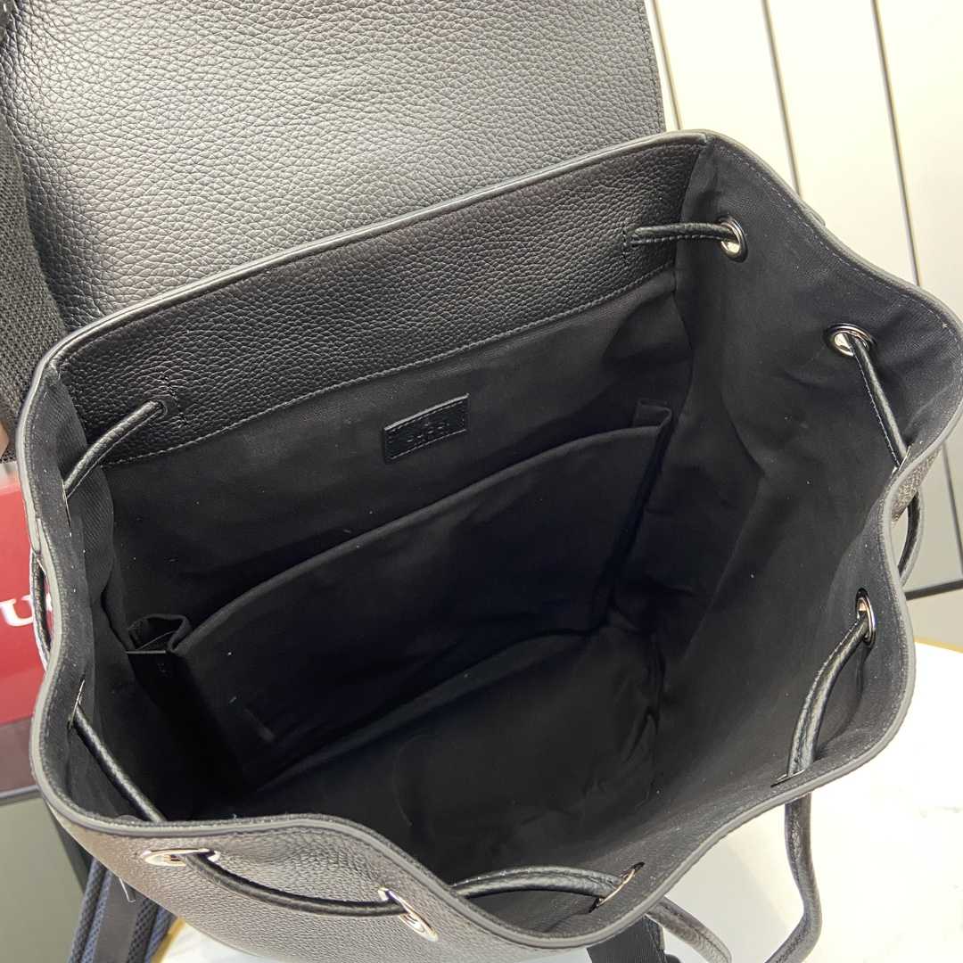 Gucci Large Backpack With Web - FashionPlug