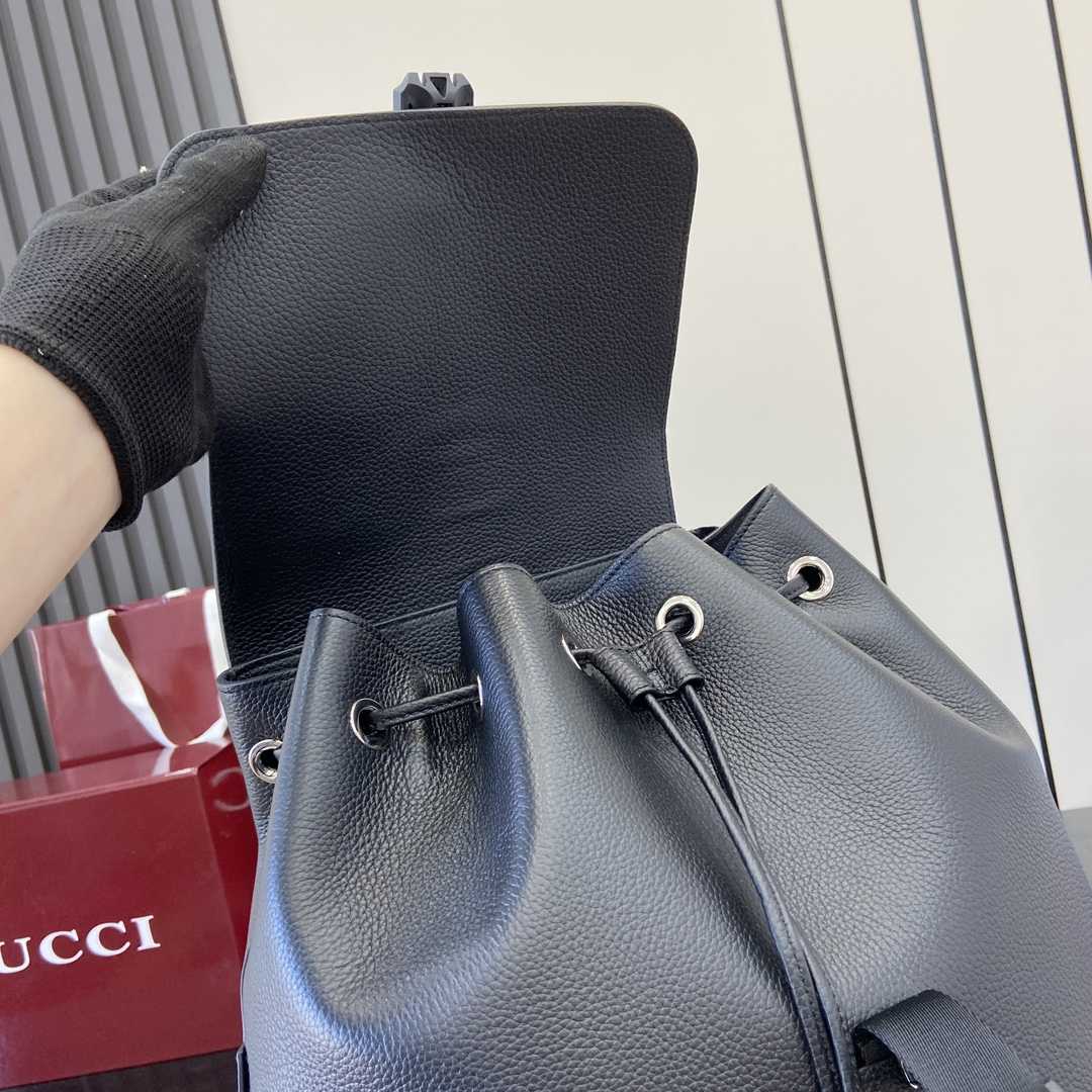 Gucci Large Backpack With Web - FashionPlug