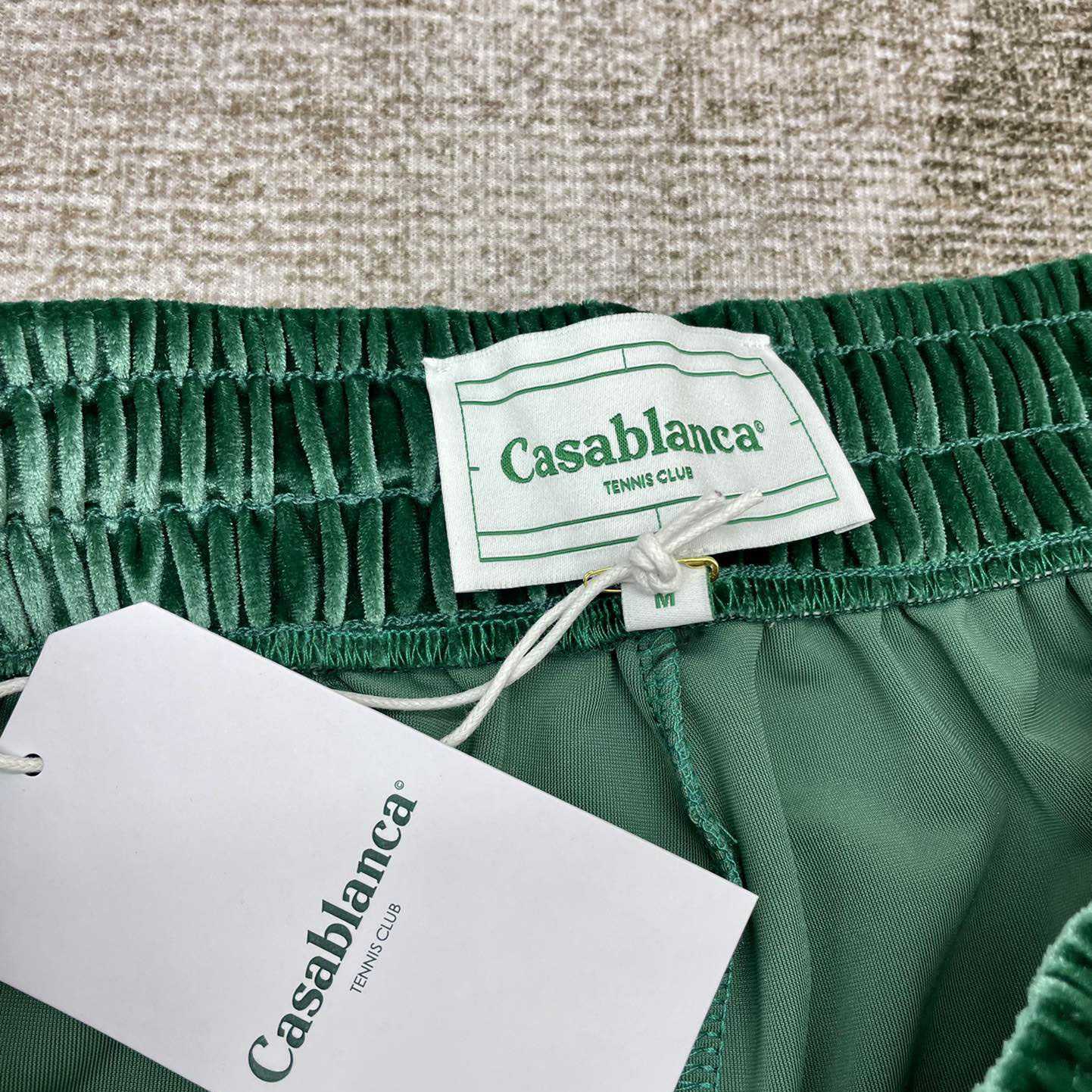 Casablanca Velour Laurel Shorts   c939 - FashionPlug