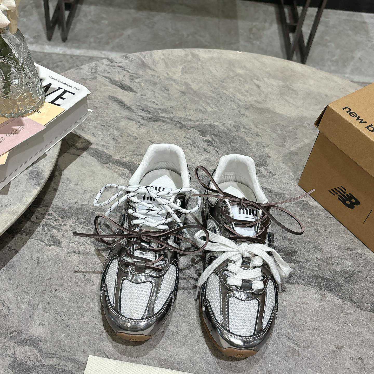 New Balance X Miu Miu Sneakers - FashionPlug