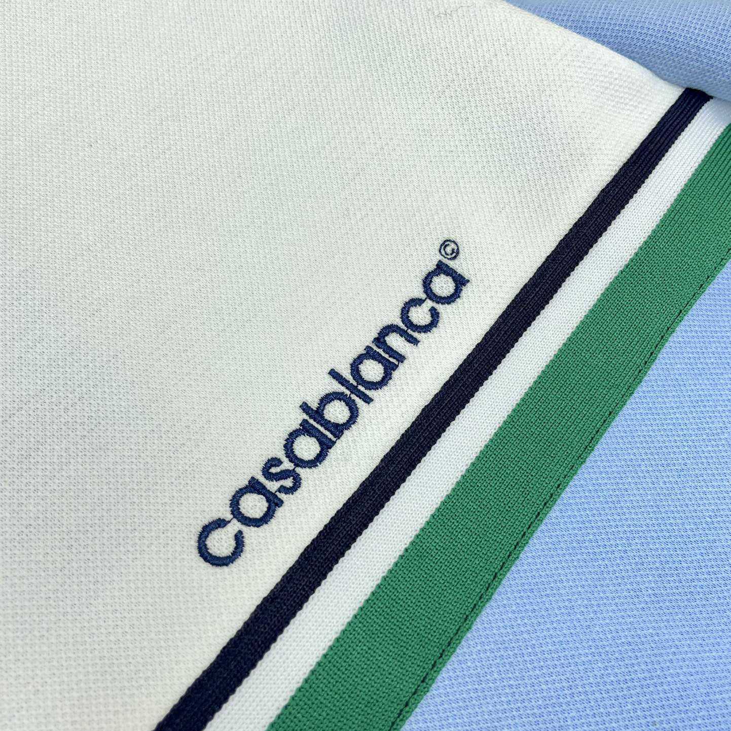 Casablanca Logo-embroidered Panelled Track Jacket   c880 - FashionPlug